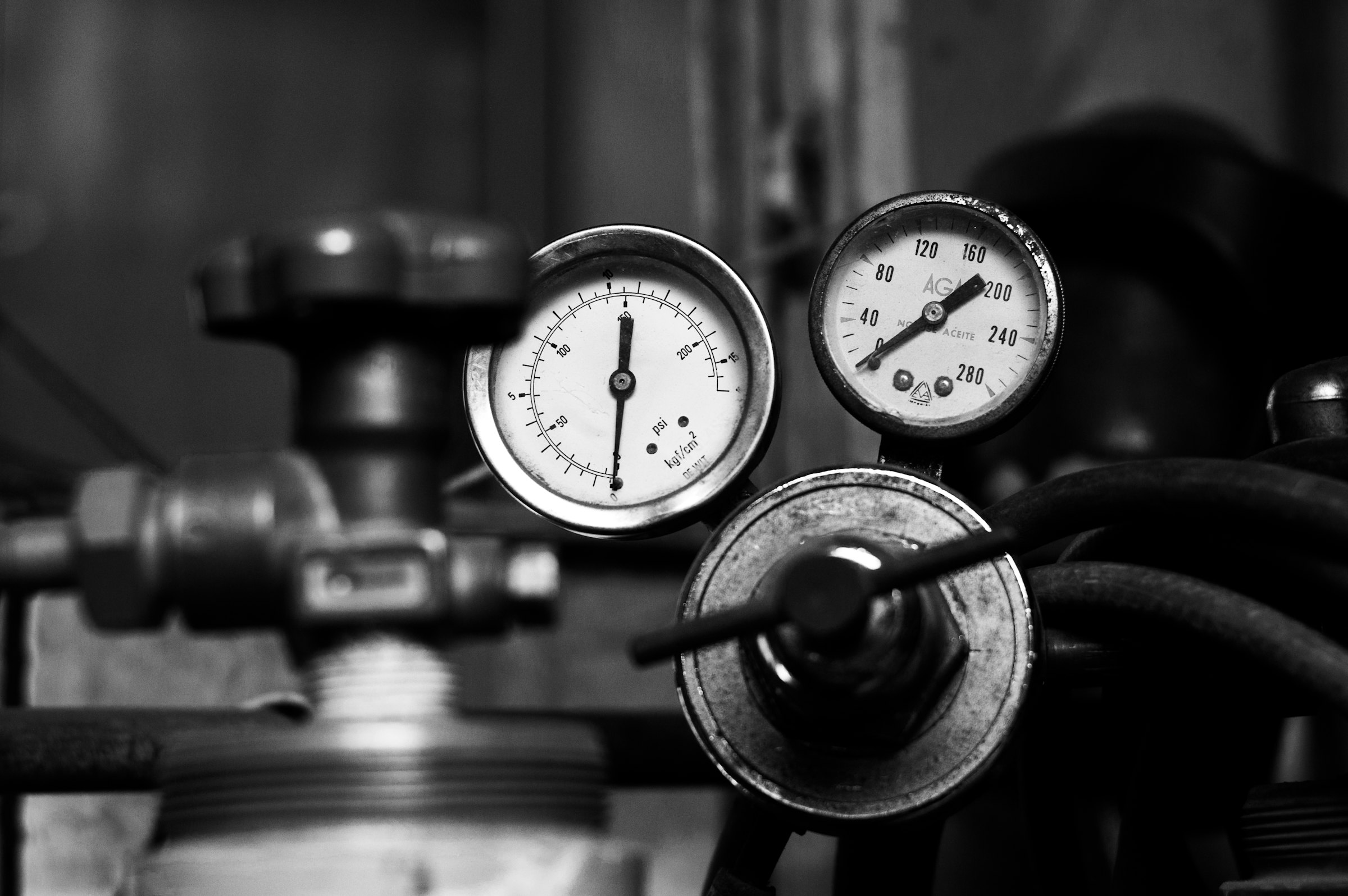 Close-up of a precision instrument